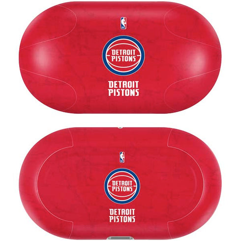 NBA Detroit Pistons Distressed Galaxy Buds Plus Skin